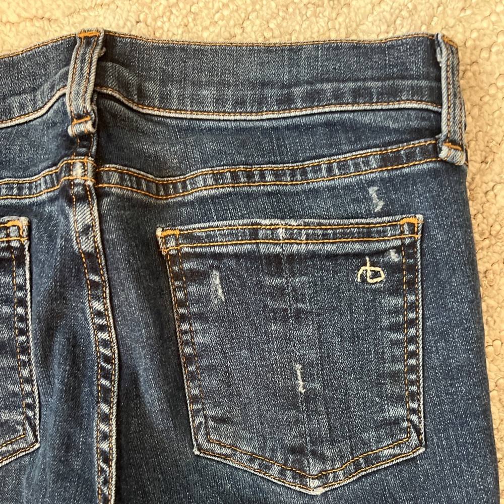 Rag & Bone La Paz Skinny Jean Distressed Sz 27